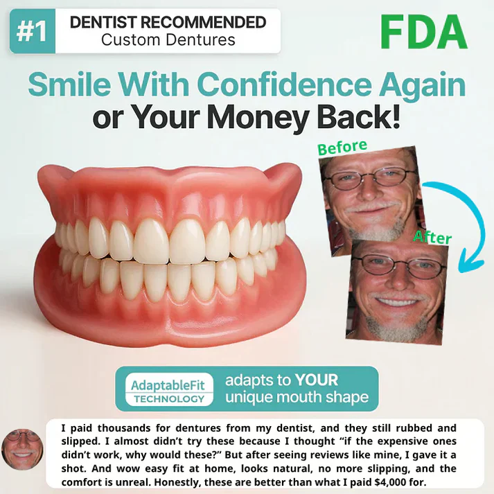 🌎Ends Today: 70% OFF! ⏰ Medical Full Denture with Strong Suctiond🦷Obtain American Dental Association (ADA) Certification - Image 11