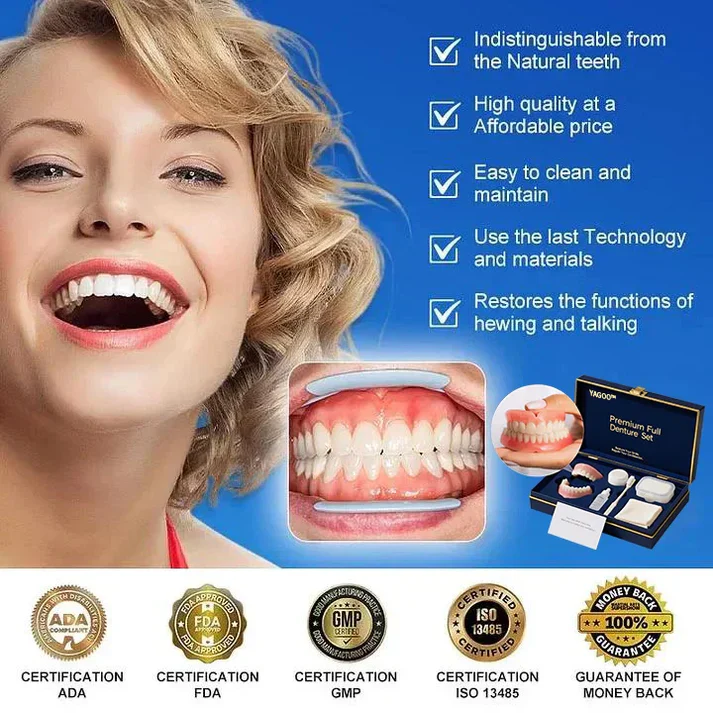 🌎Ends Today: 70% OFF! ⏰ Medical Full Denture with Strong Suctiond🦷Obtain American Dental Association (ADA) Certification - Image 2