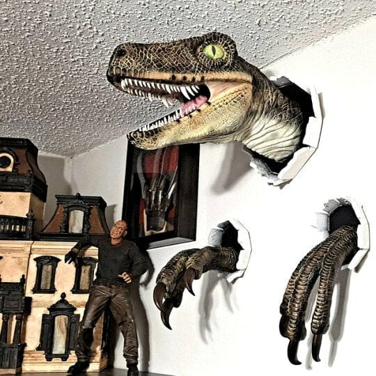 🎄 Christmas Limited-Time Offer — Save 49% 🎁 3D Dinosaur Wall Hanging Decoration 🦖