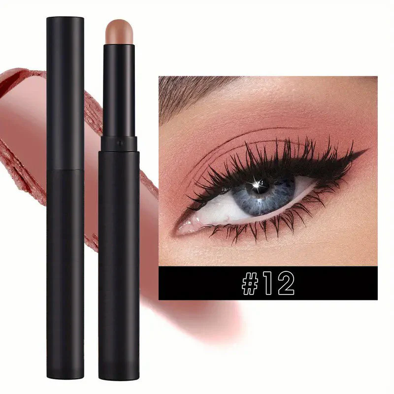 Pearly Matte Finish Waterproof Eyeshadow Stick - Image 7