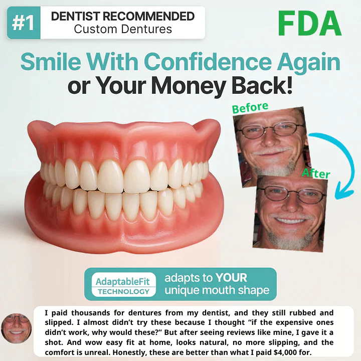 🌎Ends Today: 70% OFF! ⏰ Medical Full Denture with Strong Suctiond🦷Obtain American Dental Association (ADA) Certification - Image 11