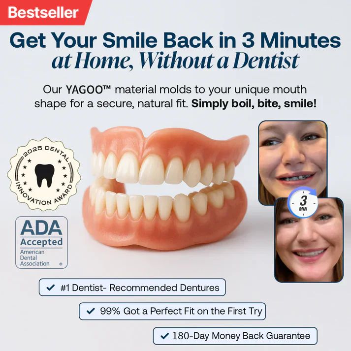 🌎Ends Today: 70% OFF! ⏰ Medical Full Denture with Strong Suctiond🦷Obtain American Dental Association (ADA) Certification - Image 5