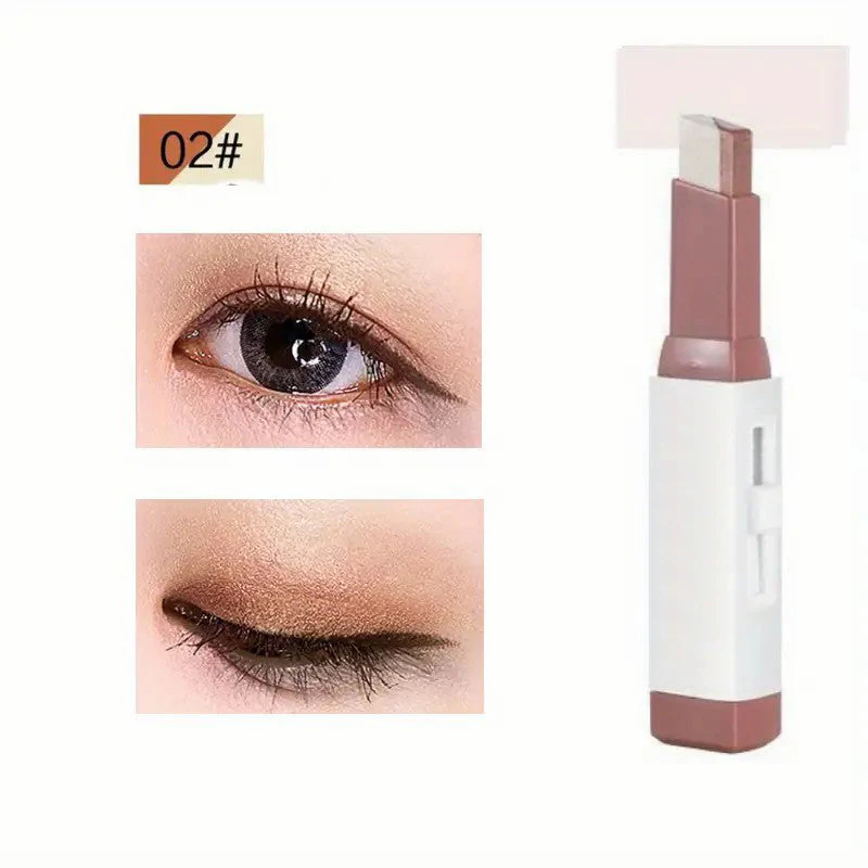 Two Color Gradient Eyeshadow Powder Palette - Image 11