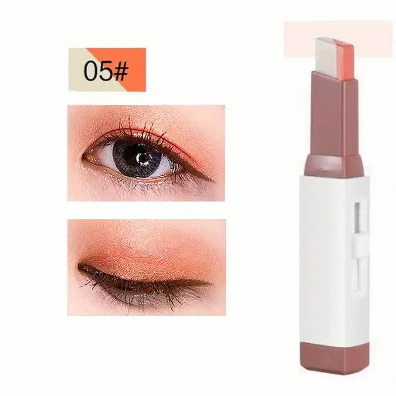 Two Color Gradient Eyeshadow Powder Palette - Image 4