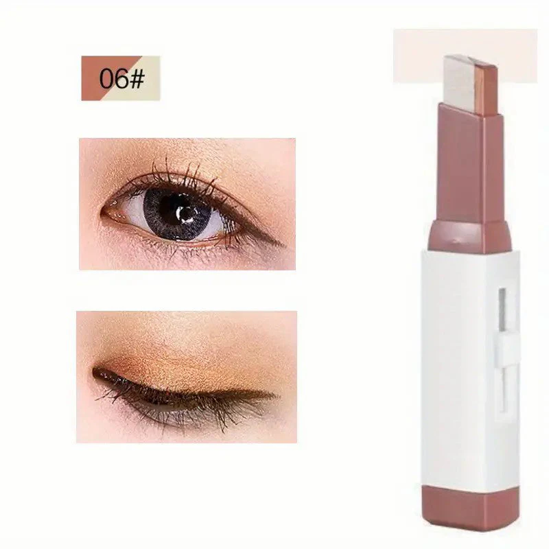 Two Color Gradient Eyeshadow Powder Palette - Image 5