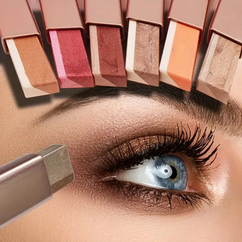 Two Color Gradient Eyeshadow Powder Palette - Image 7