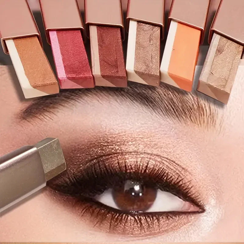 Two Color Gradient Eyeshadow Powder Palette - Image 8