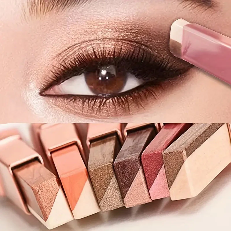 Two Color Gradient Eyeshadow Powder Palette - Image 9