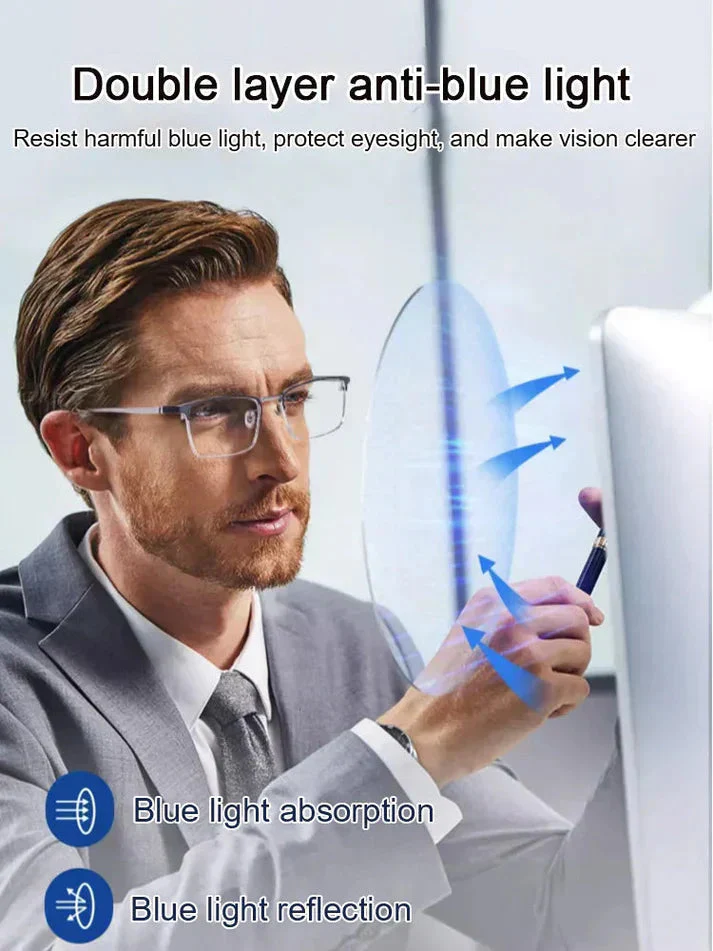 🎁Hot Sale👓Ultra Light Anti Blue Presbyopic Glasses✨ - Image 3