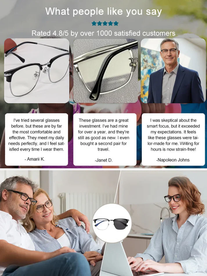 🎁Hot Sale👓Ultra Light Anti Blue Presbyopic Glasses✨ - Image 9